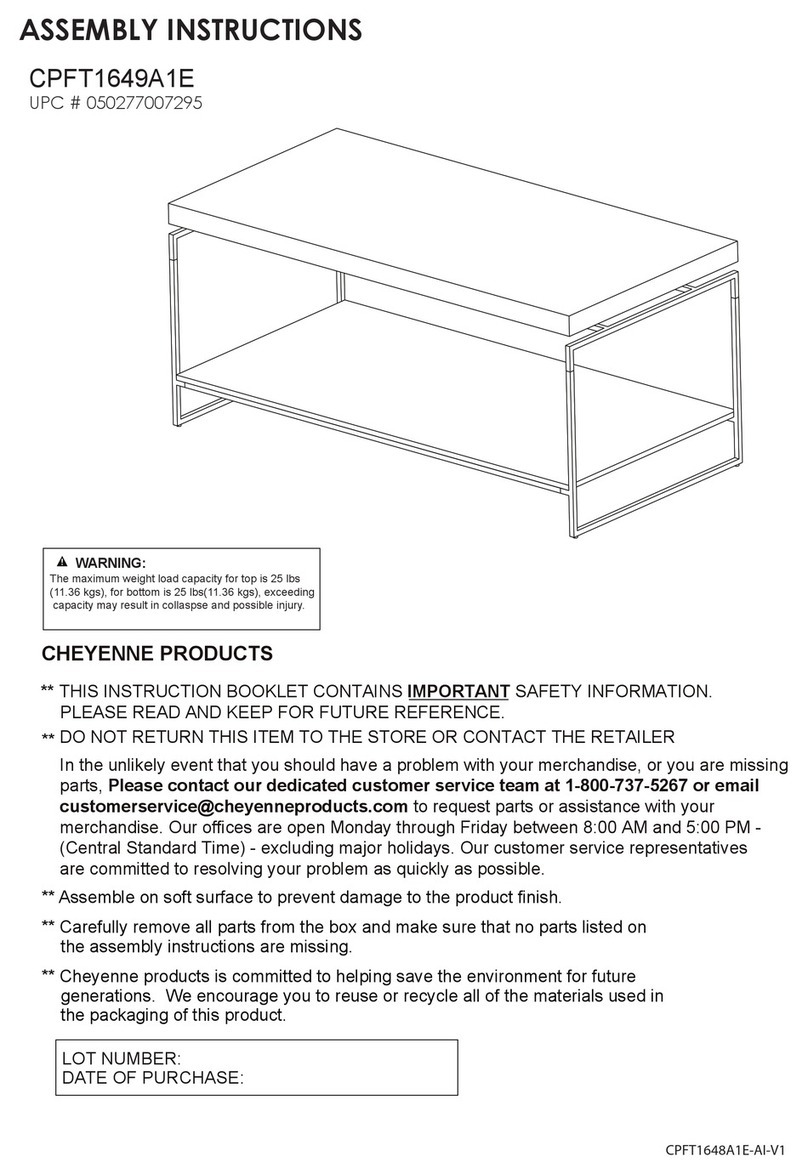 Cheyenne CPFT1649A1E User manual Cheyenne CPFT1649A1E User manual
