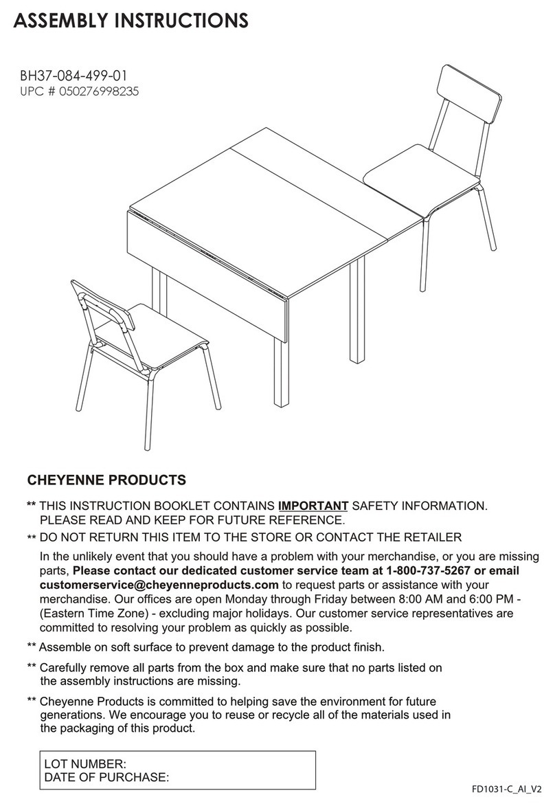 Cheyenne BH37-084-499-01 User manual Cheyenne BH37-084-499-01 User manual