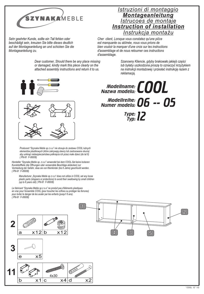 Szynaka Meble COOL 12 Guide Szynaka Meble COOL 12 Guide