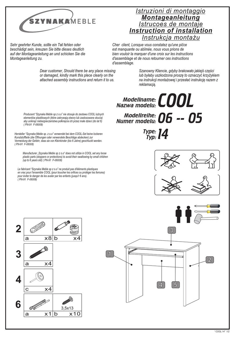 Szynaka Meble COOL 14 Guide Szynaka Meble COOL 14 Guide