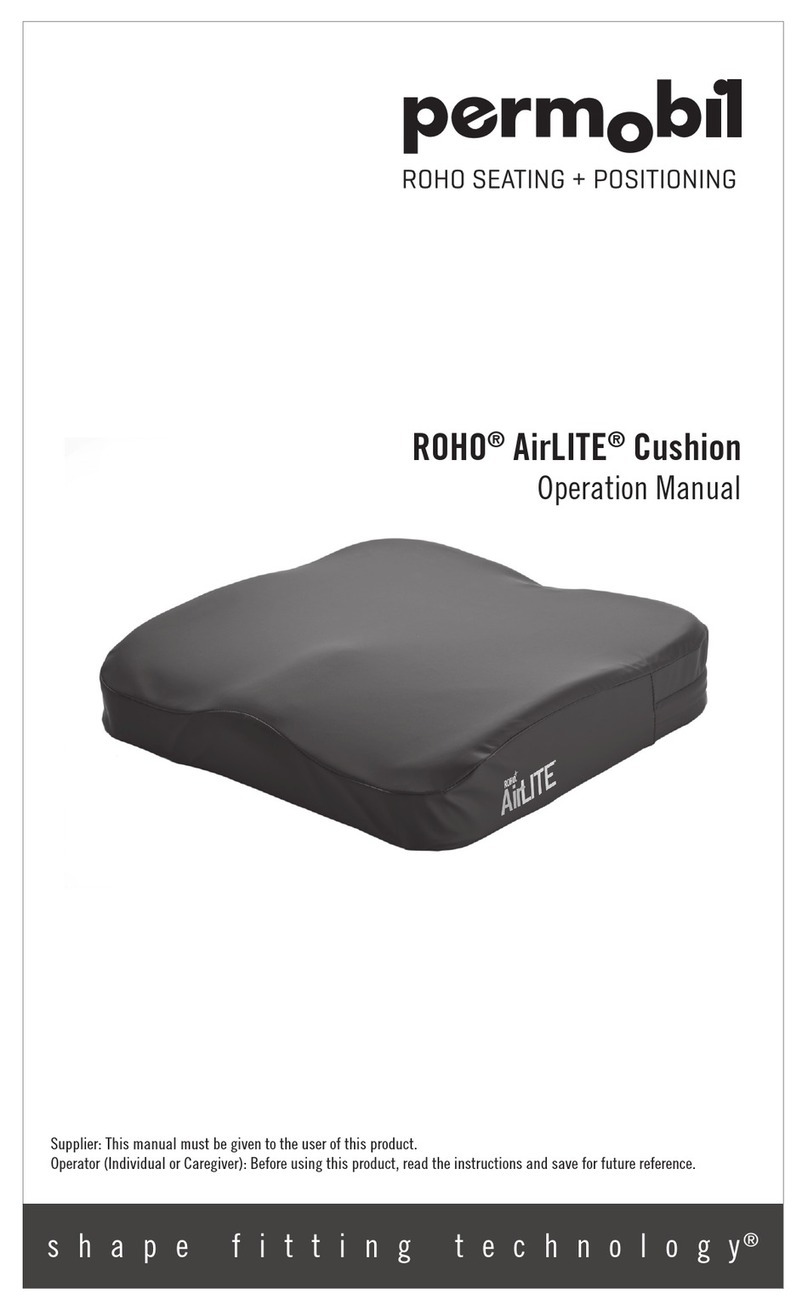 Permobil ROHO AirLITE E2605 Operation manual