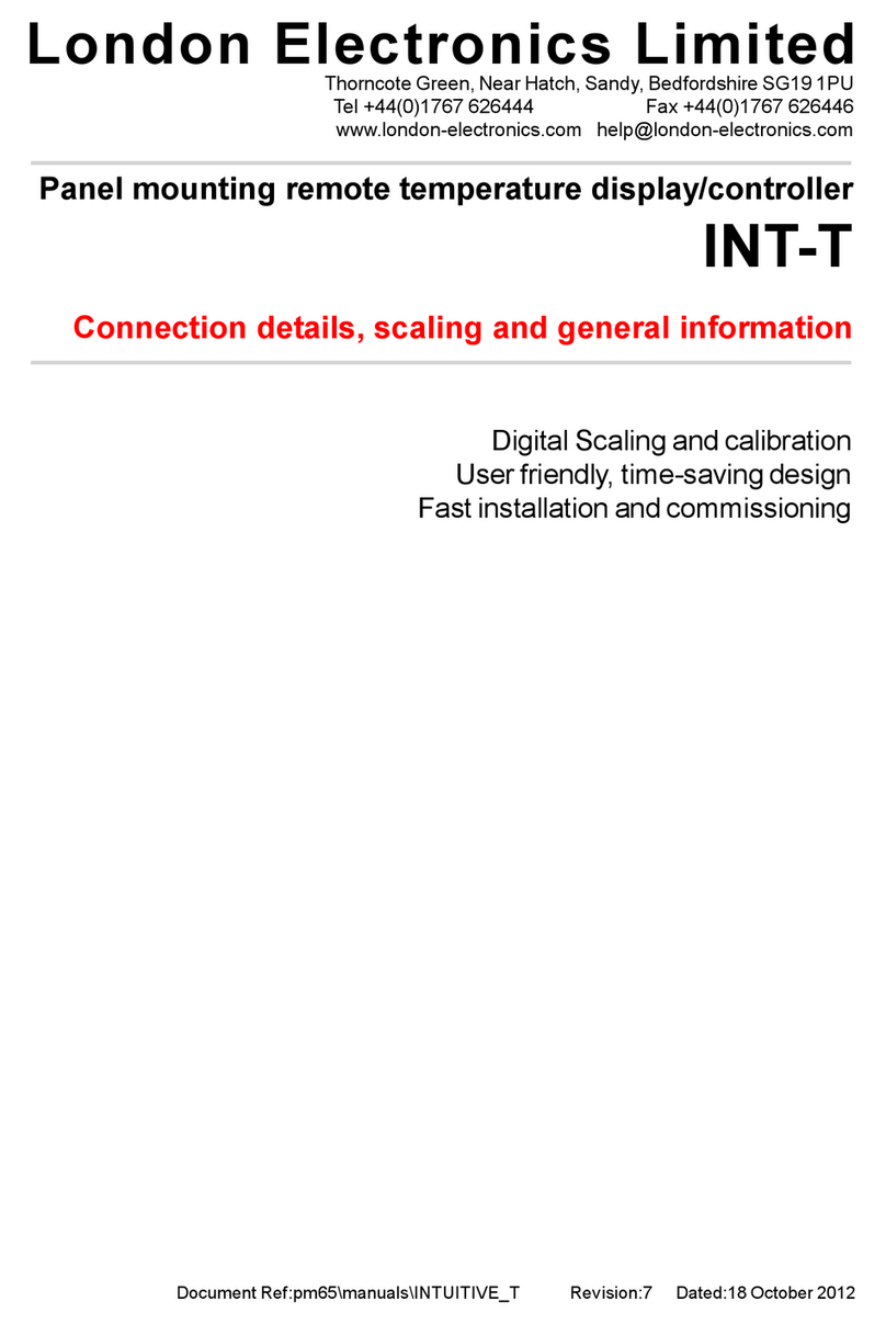 London Electronics INT-T Configuration guide London Electronics INT-T Configuration guide