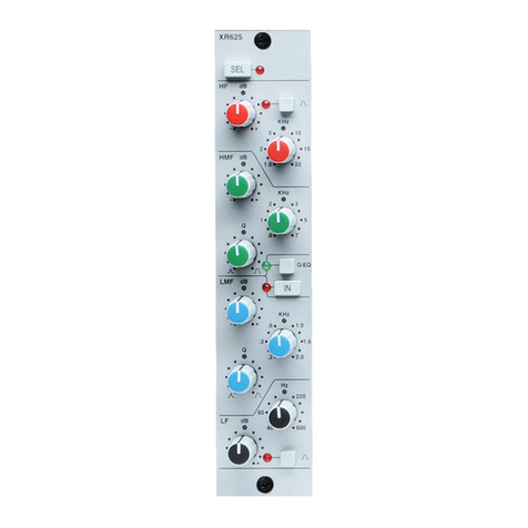 Solid State Logic XLOGIC SUPERANALOGUE X-RACK Stereo EQ user guide