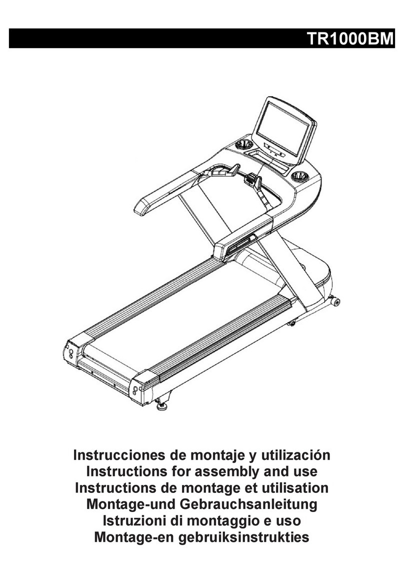 BH FITNESS TR1000BM Instructions for assembly and use
