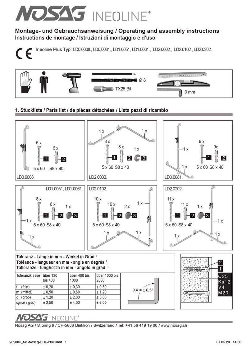 NOSAG INEOLINE PLUS LD0.0008 Operating and assembly instructions NOSAG INEOLINE PLUS LD0.0008 Operating and assembly instructions