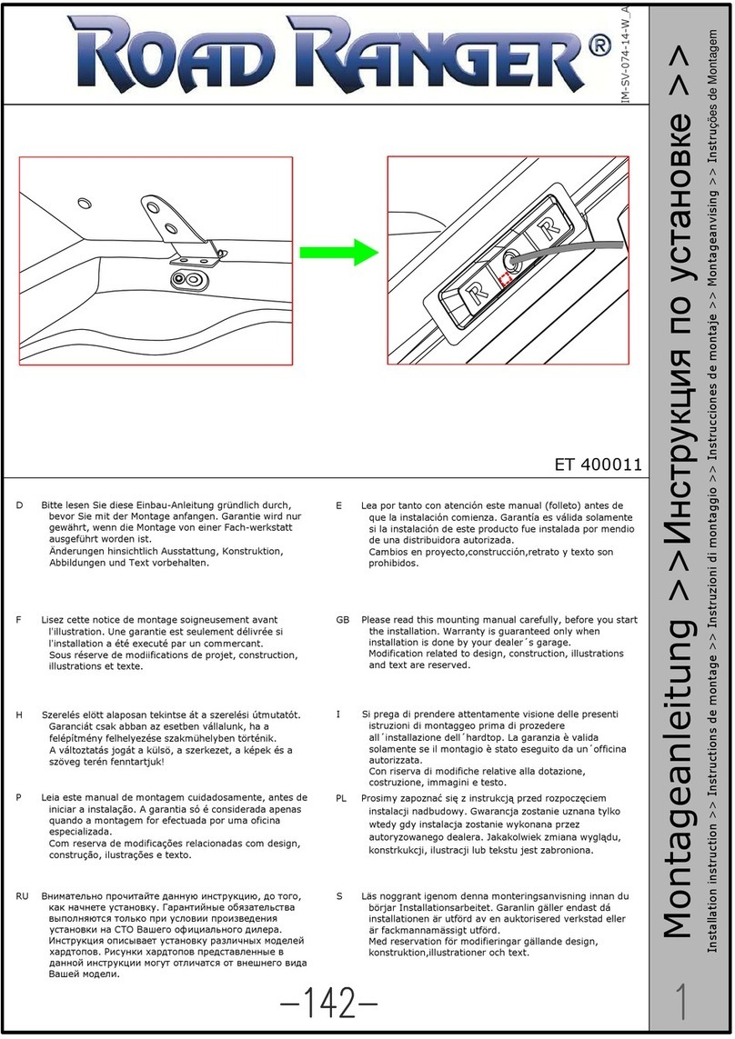 Road Ranger ET 400011 User manual