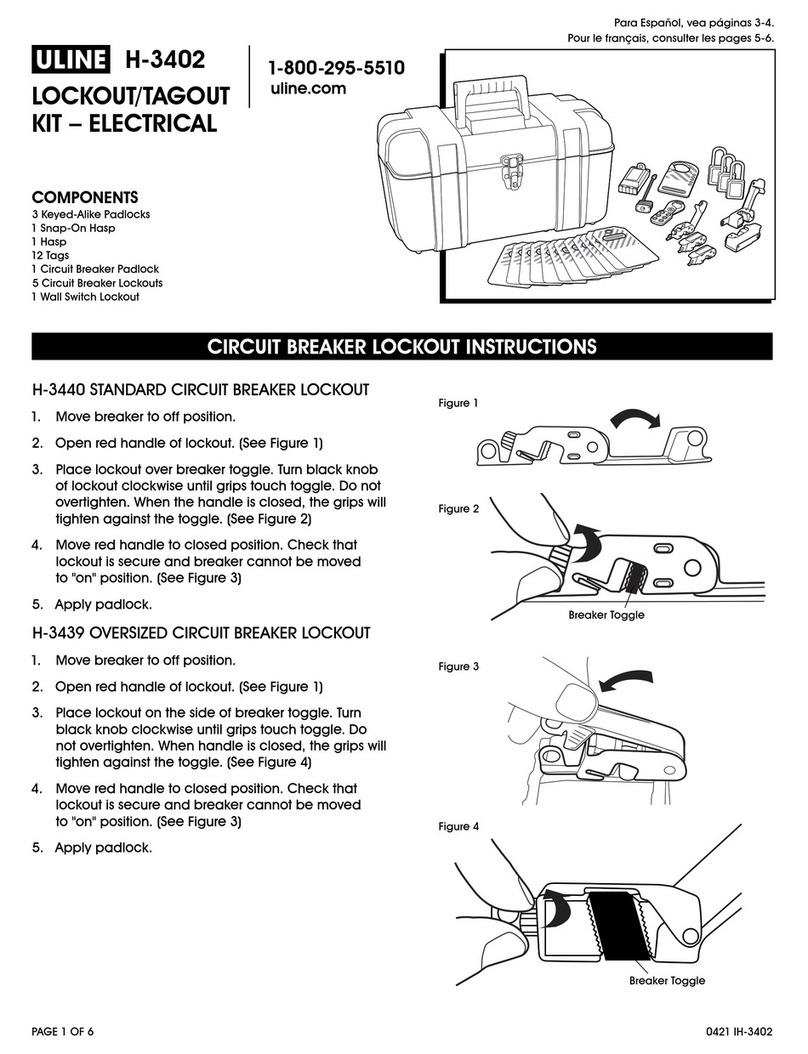 U-Line H-3402 User manual