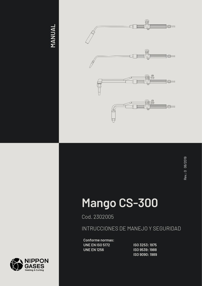 Nippon Gases Mango CS-300 manual