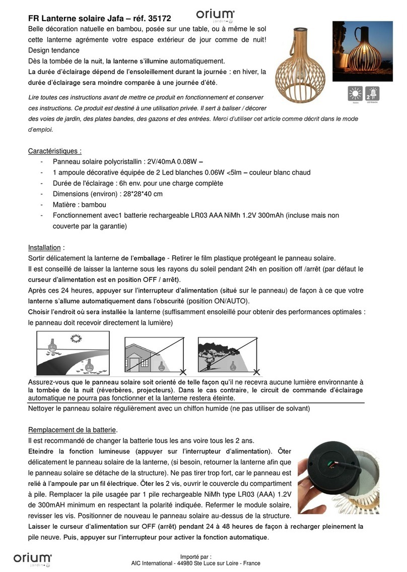 ORIUM Jafa instruction manual ORIUM Jafa instruction manual