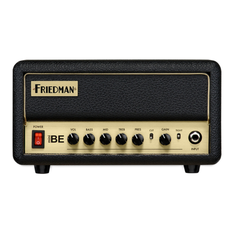 Friedman Mini BE User manual