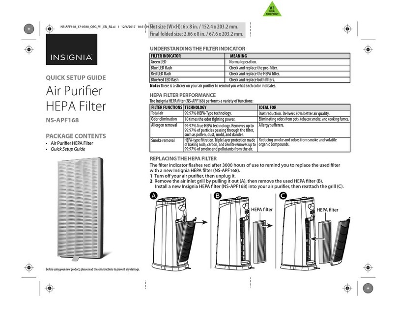 Insignia NS-APF168 User manual