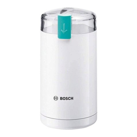 Bosch MKM6 SERIES User manual