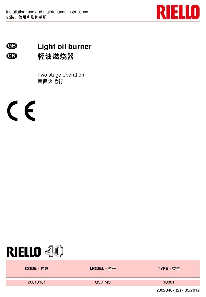 Riello G3D MC Quick start guide Riello G3D MC Quick start guide