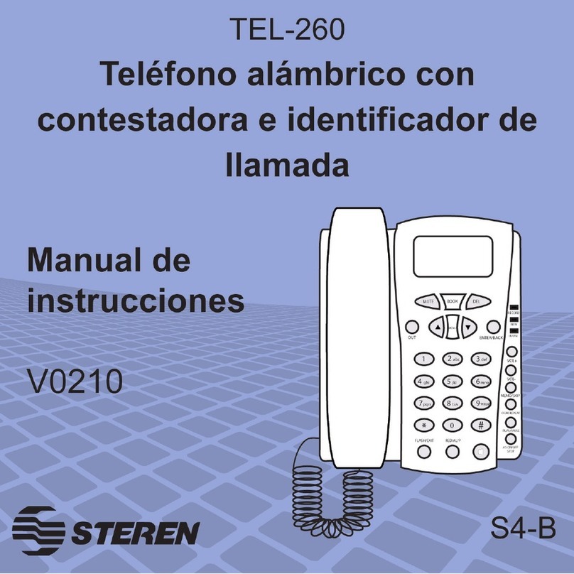 Steren TEL-260 instruction manual