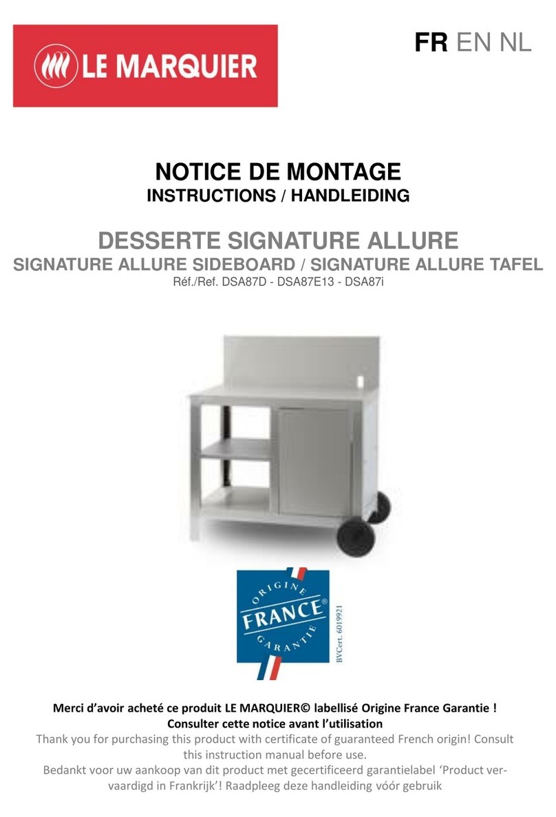 LE MARQUIER SIGNATURE ALLURE DUO DSA87D User manual