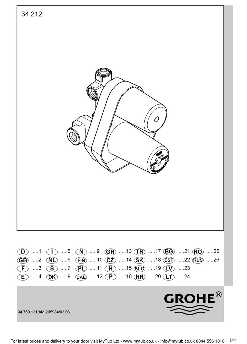 Grohe 34 212 User manual