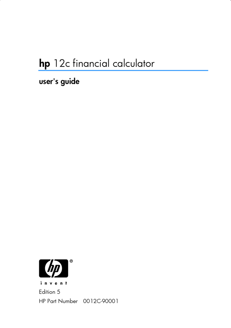 HP 0012C-90001 User manual