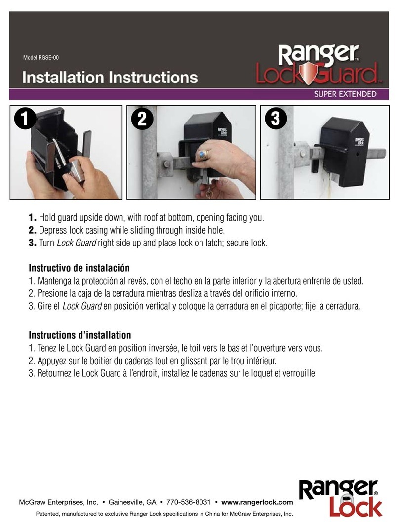 Ranger RGSE-00 installation instructions