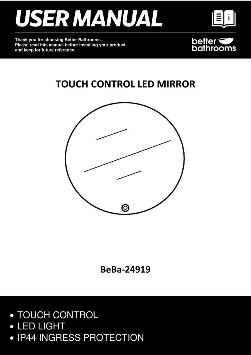 Better Bathrooms BeBa-24919 User manual Better Bathrooms BeBa-24919 User manual
