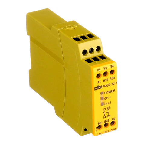 Pilz PNOZ X2.1 User manual
