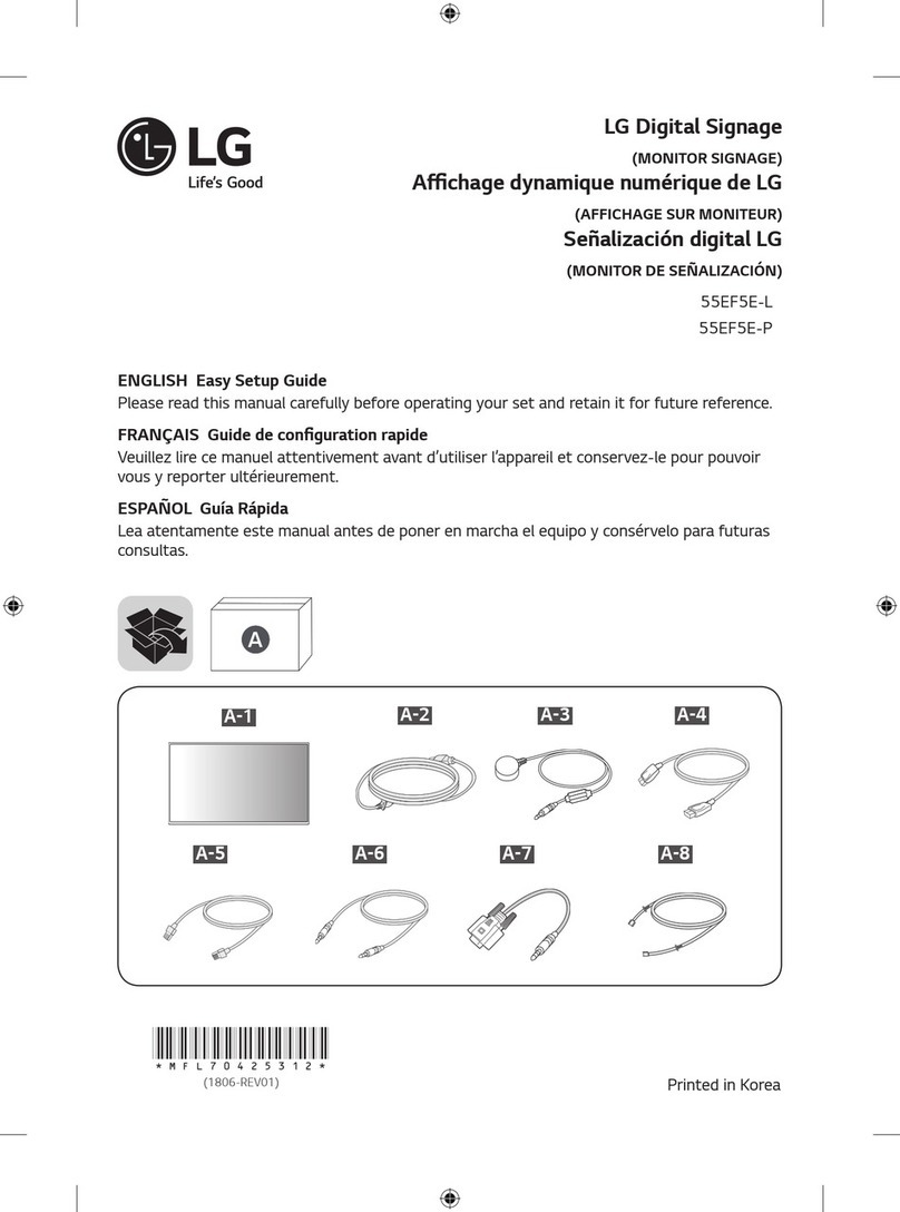 LG 55EF5E-L Quick start guide