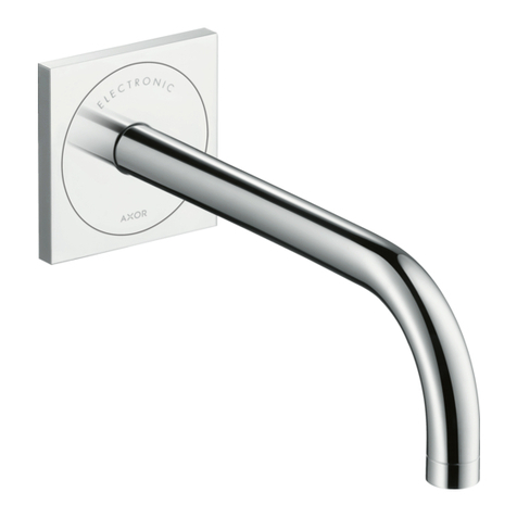 Axor hansgrohe Uno 38120001 Instruction Manual