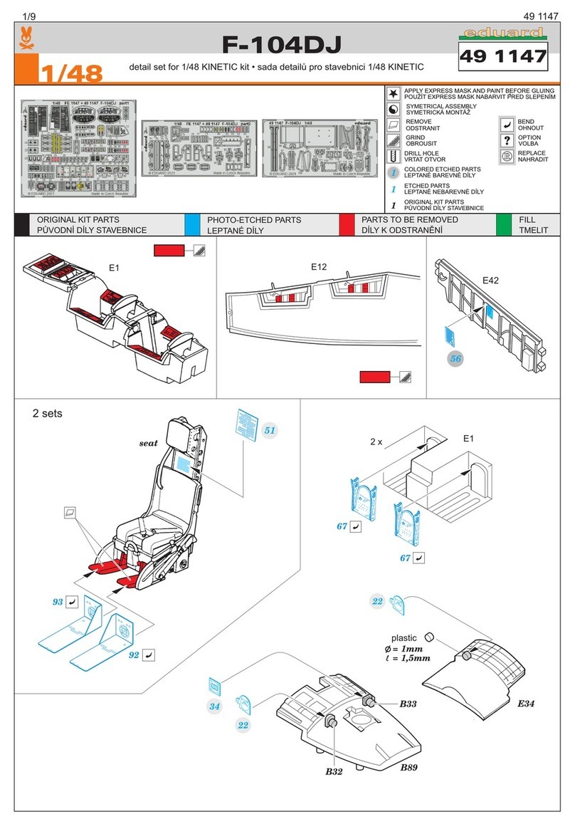 Eduard F-104DJ quick start guide