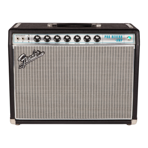 Fender '68 CUSTOM PRO REVERB owner's manual