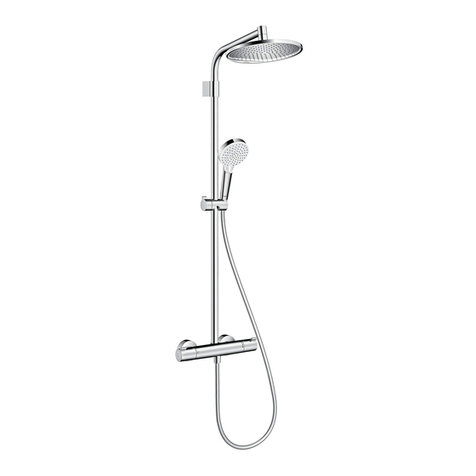 Hans Grohe Crometta S 240 Varia Showerpipe 26781000 Manual