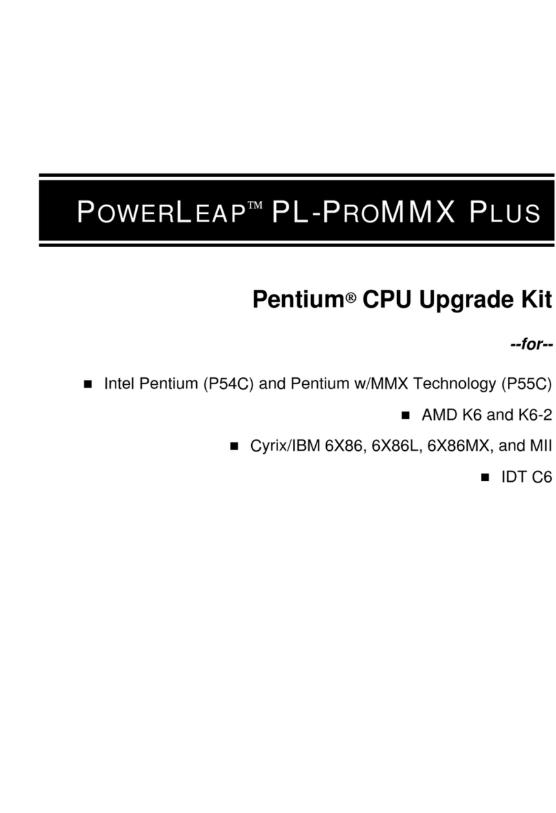 Powerleap PL-PROMMX PLUS User manual