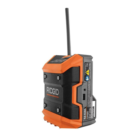 RIDGID R84086 Operator's manual