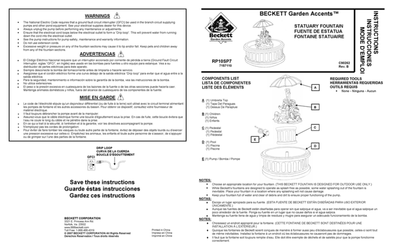 Beckett RP10SP7 instructions Beckett RP10SP7 instructions