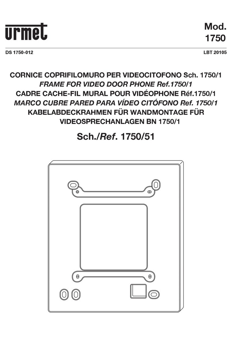 urmet domus 1750 User manual