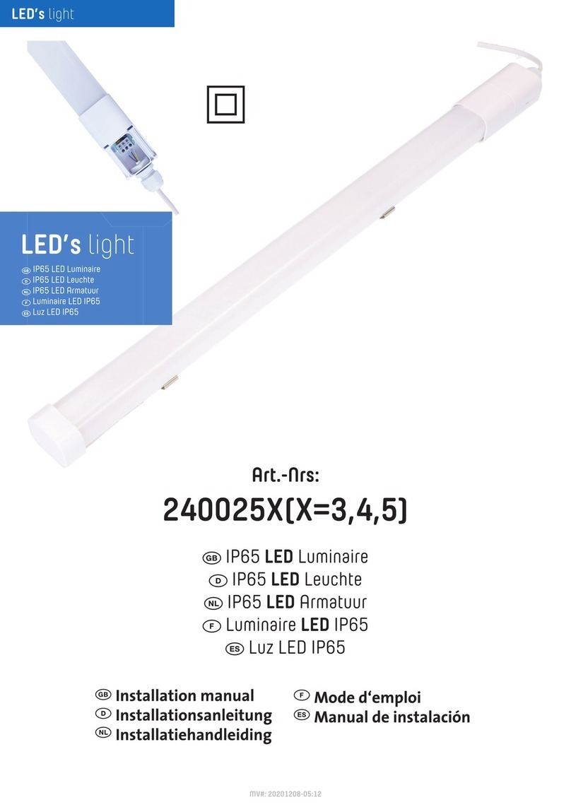 LED's light 2400253 installation manual