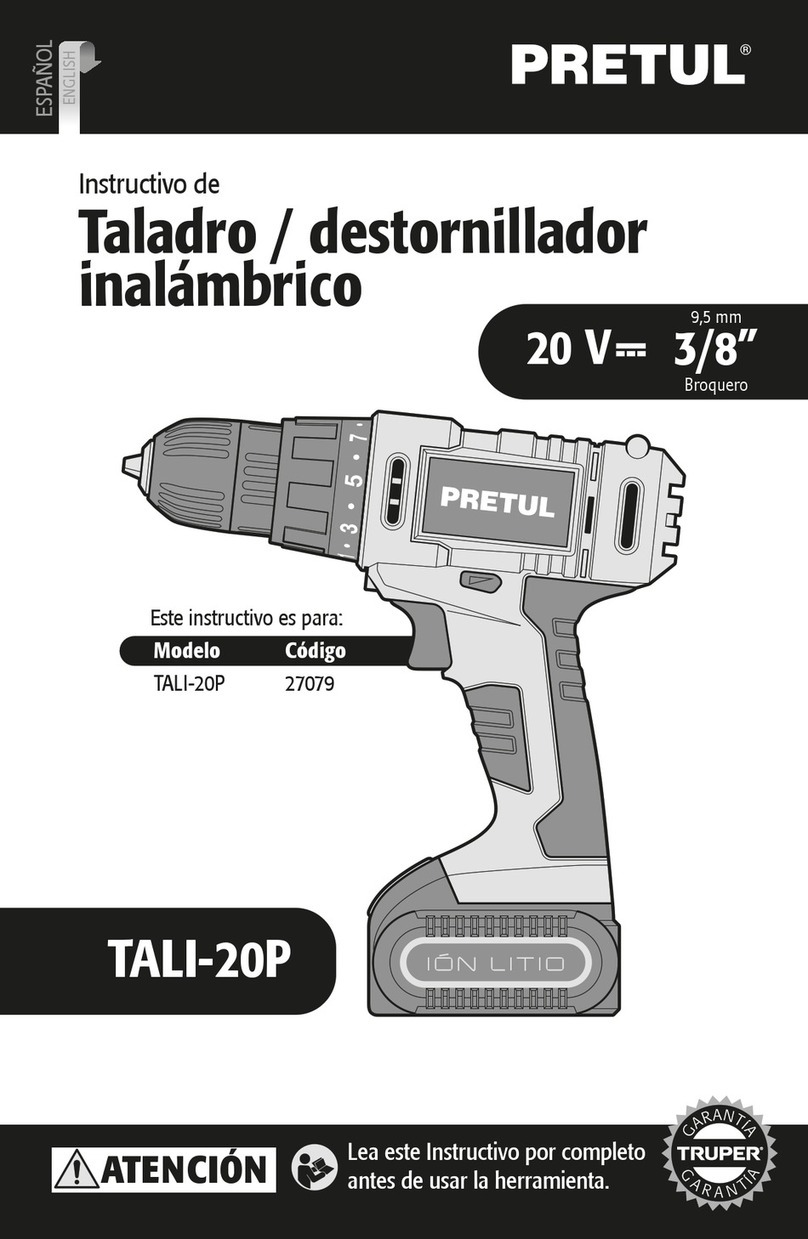 PRETUL TALI-20P manual