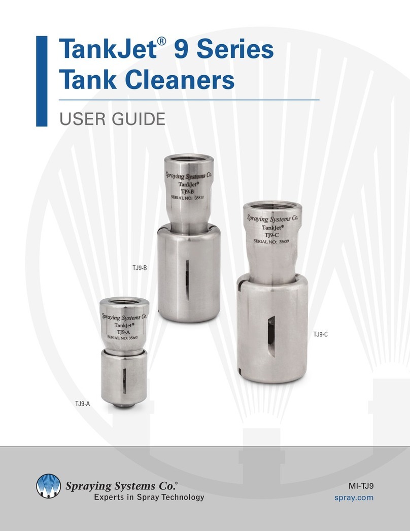 Spraying Systems TankJet 9 Series User manual