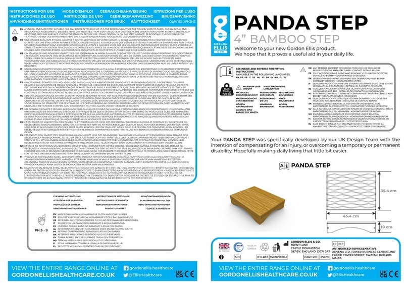 Gordon Ellis & CO PANDA STEP User manual