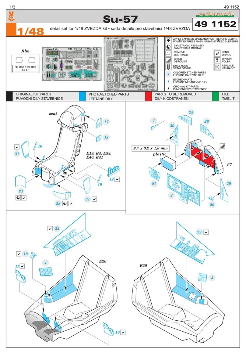 Eduard Su-57 quick start guide