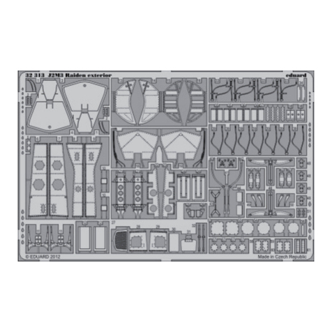 Eduard J2M3 Raiden exterior quick start guide