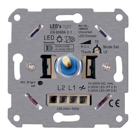 LED's light 190010 manual