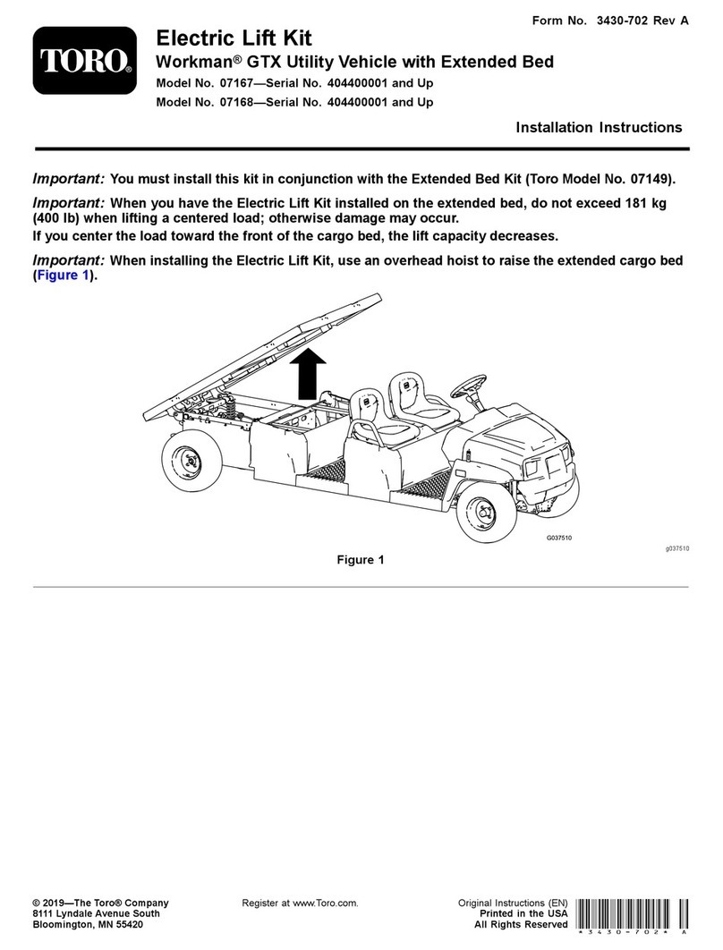 Toro 07167 installation instructions