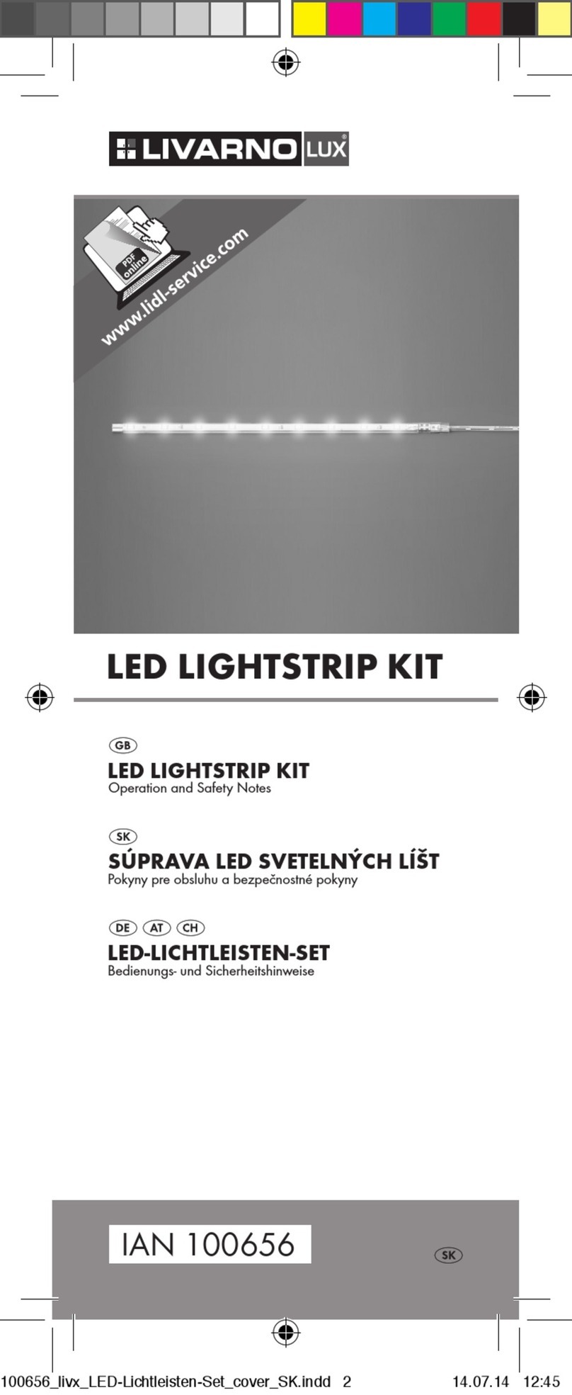 LIVARNO LUX 100656 Operation and safety notes LIVARNO LUX 100656 Operation and safety notes