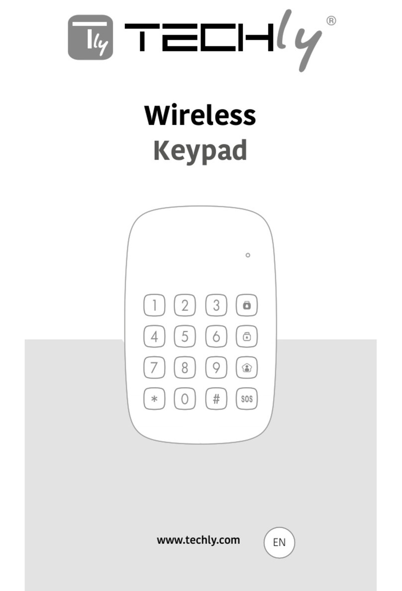 Techly I-ALARM-KPAD manual