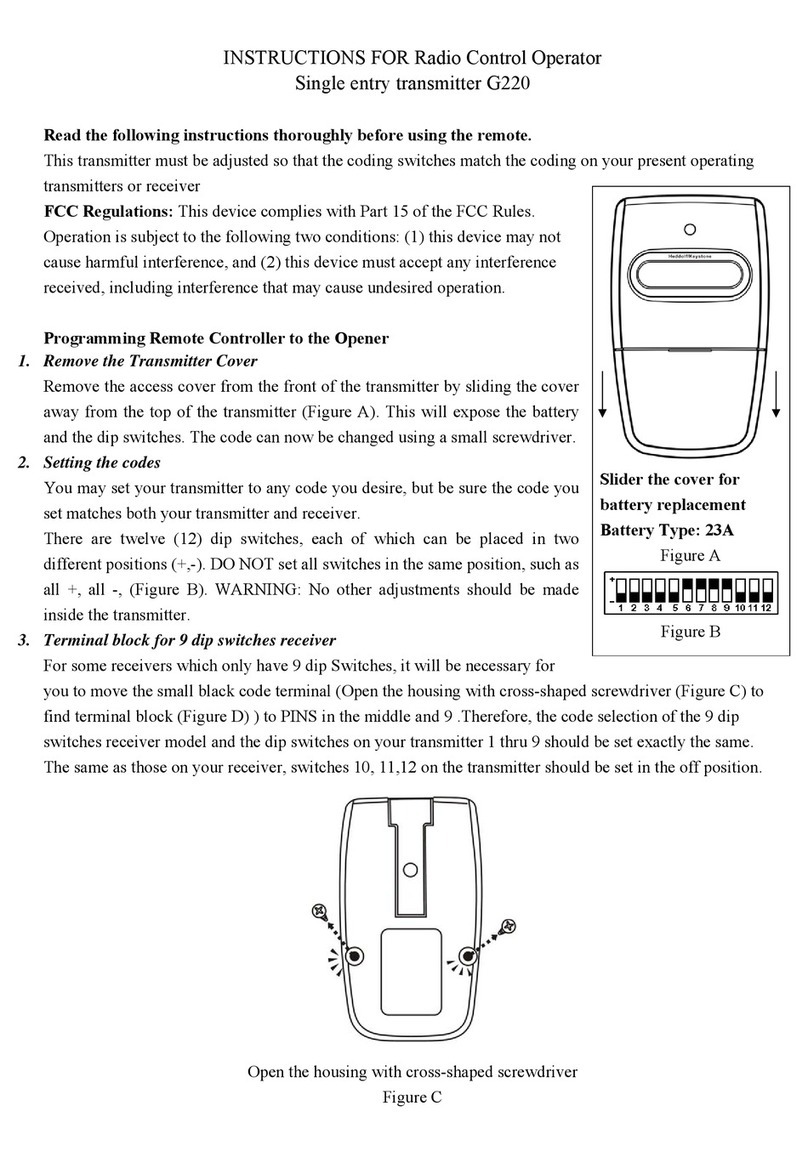 Keystone G220 instructions