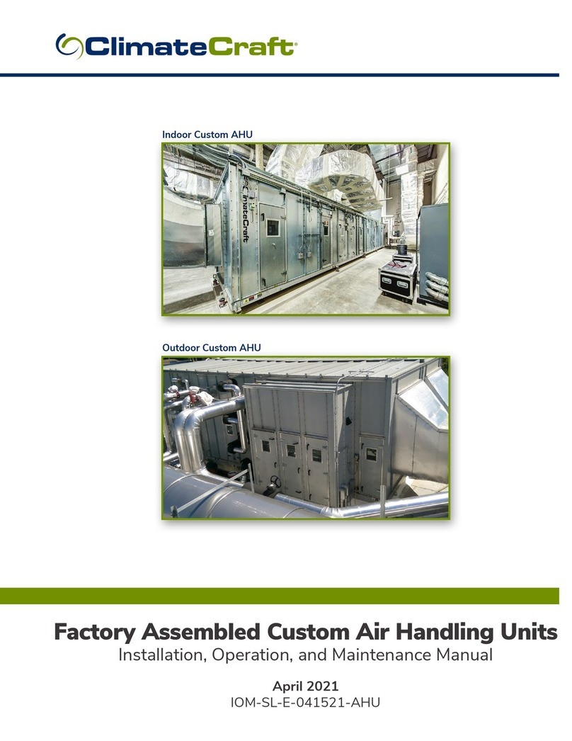 ClimateCraft DHII-007 Installation, operation and maintenance manual