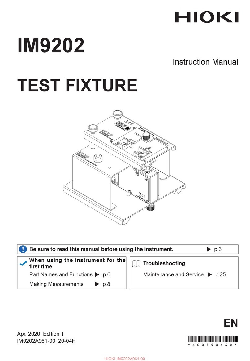 Hioki IM9202 instruction manual