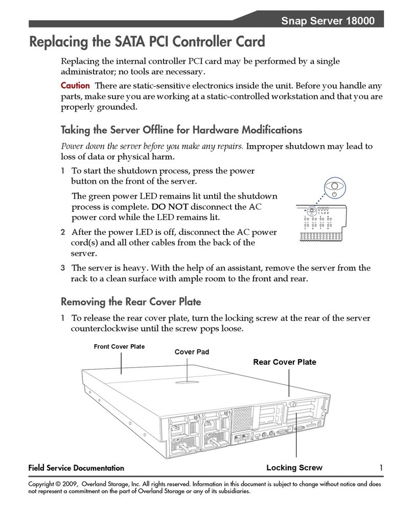 Adaptec Snap Server 18000 manual