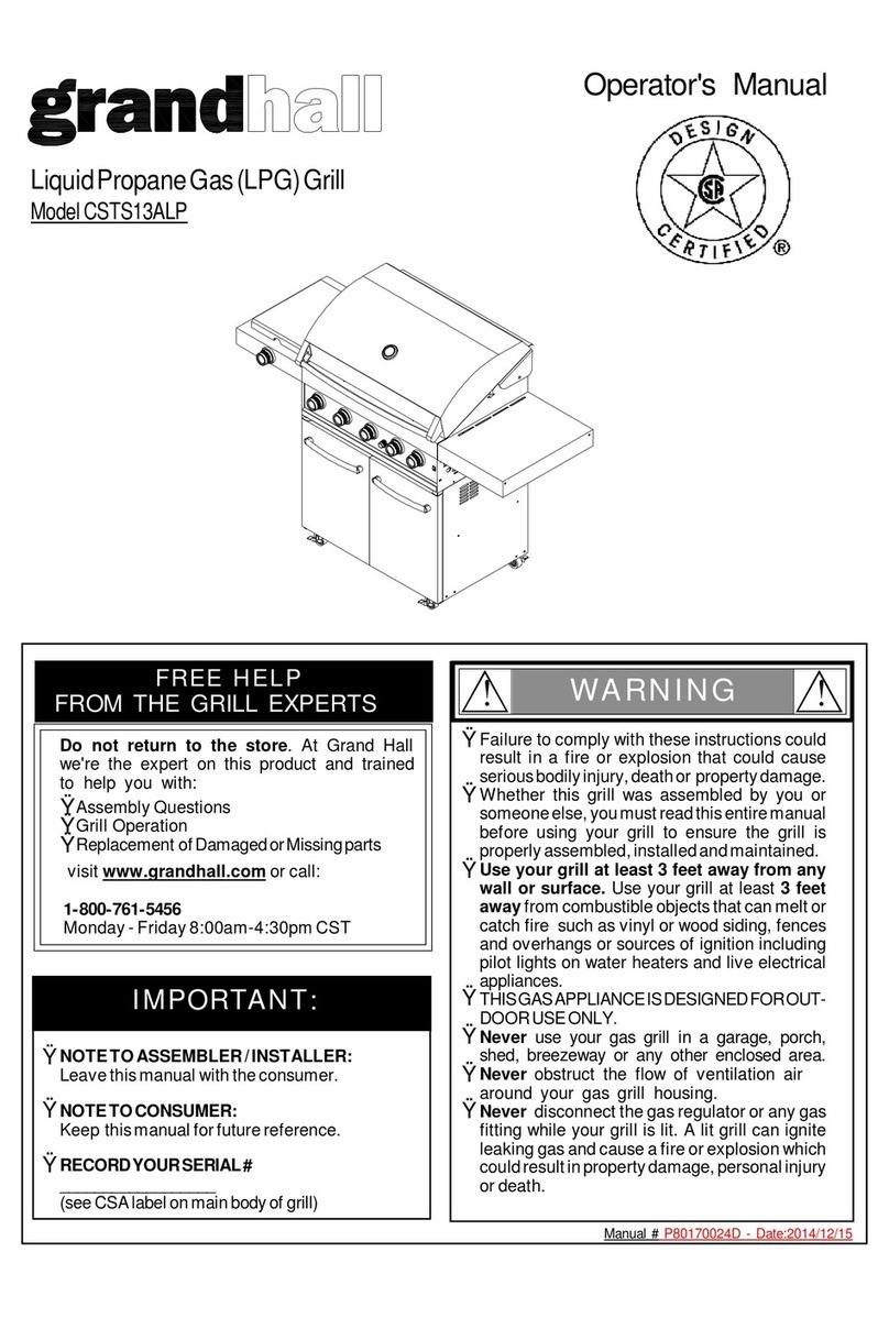 Grandhall CSTS13ALP Operator's manual