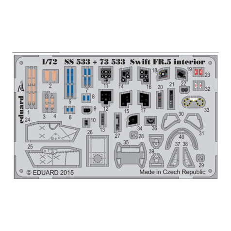 Eduard Zoom Swift FR.5 interior User manual