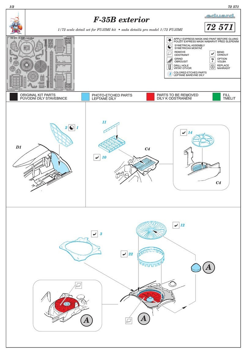 Eduard F-35B exterior User manual Eduard F-35B exterior User manual